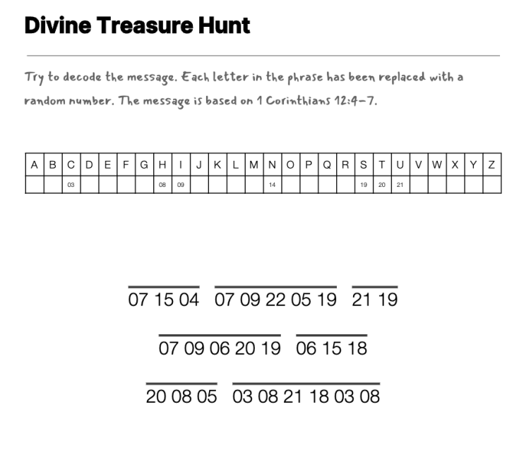 Who is the Minister? cryptogram